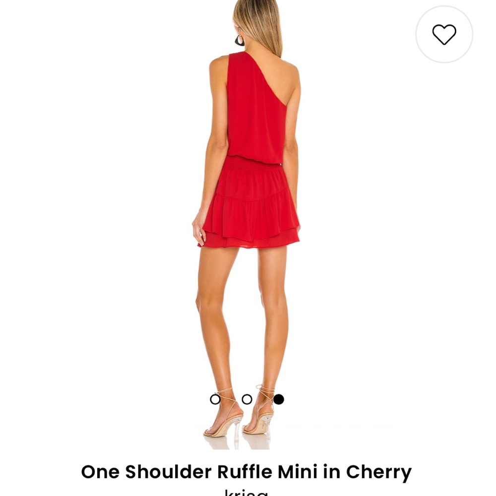 One Shoulder Ruffle Mini- krisa - Picture 2 of 3